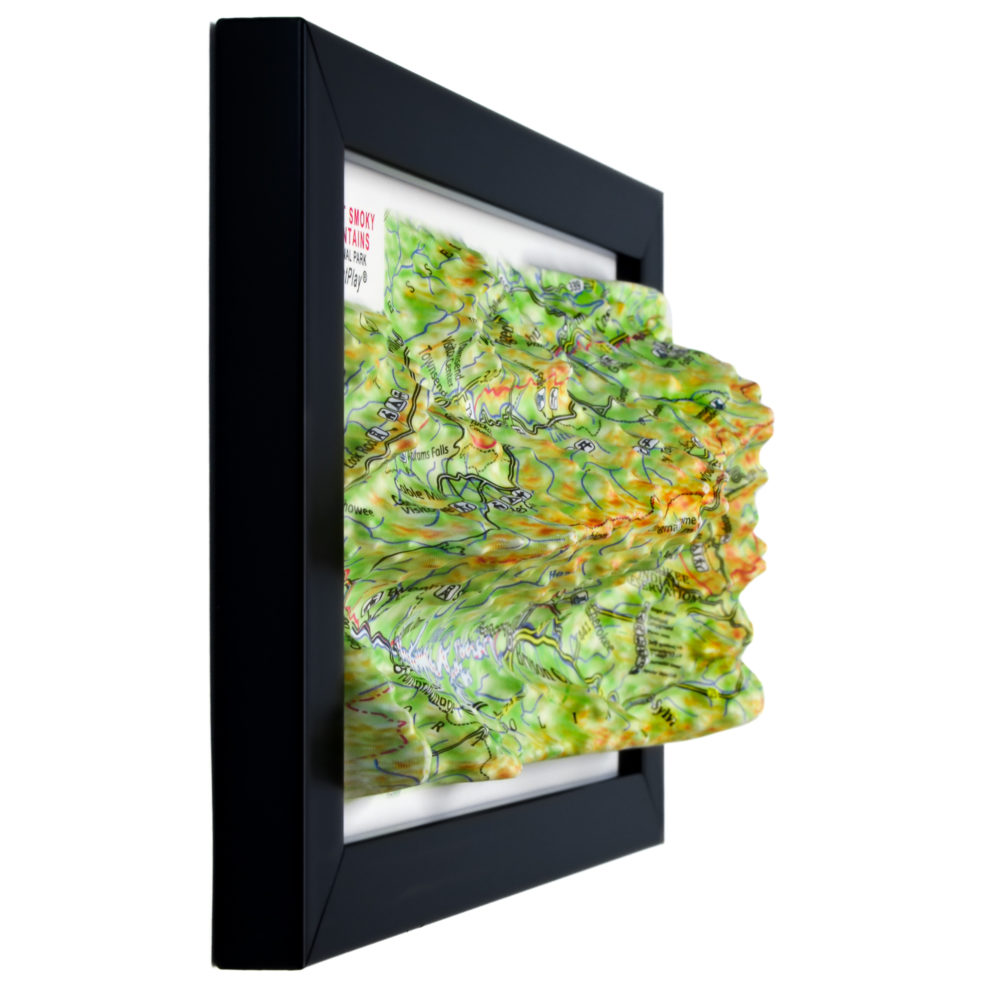 40_Great Smoky Mountains National Park 3D Map_03 Great Smoky Mountains National Park 3D Map by TestPlay - Souvenir, Keepsake, Decor