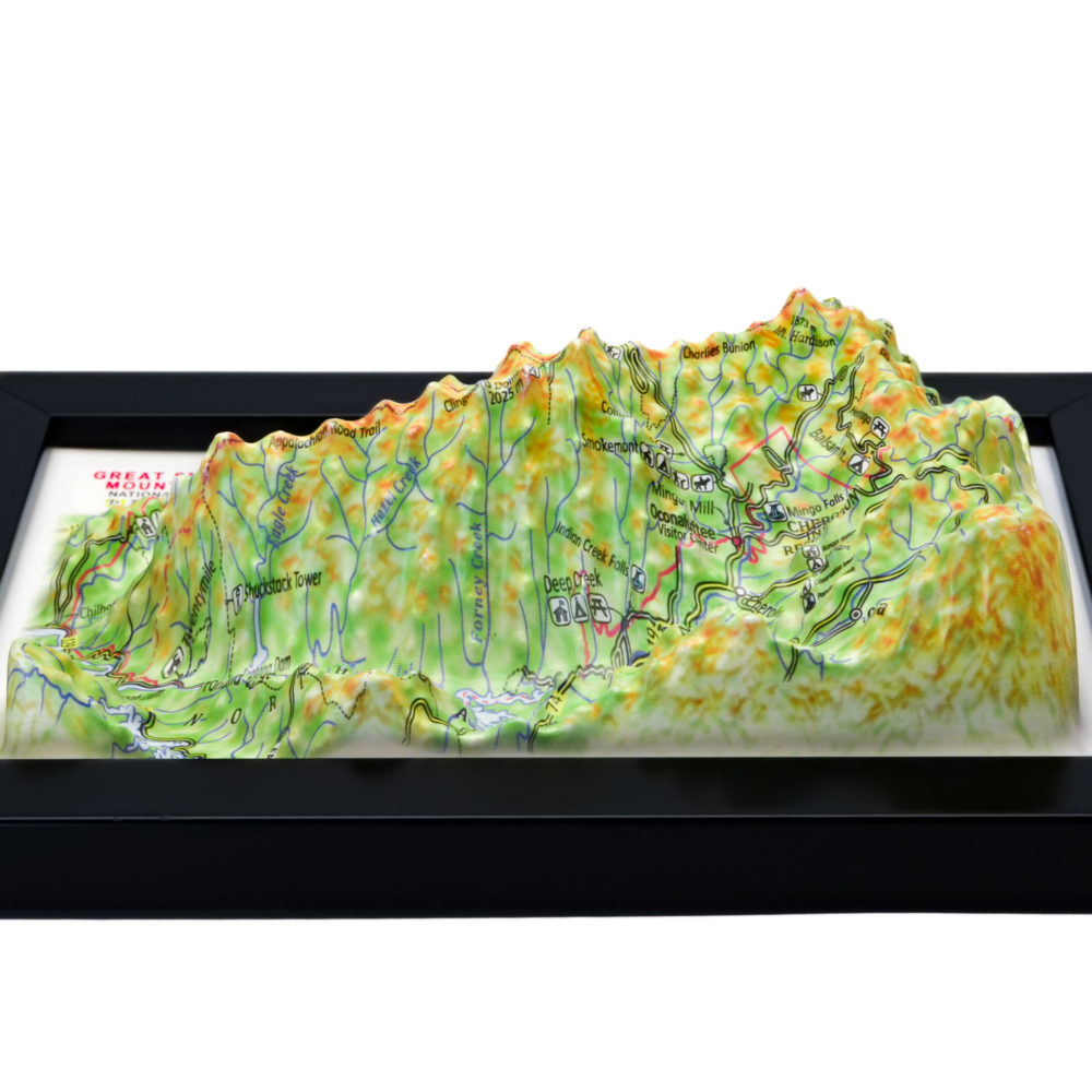 40_Great Smoky Mountains National Park 3D Map_04 Great Smoky Mountains National Park 3D Map by TestPlay - Souvenir, Keepsake, Decor