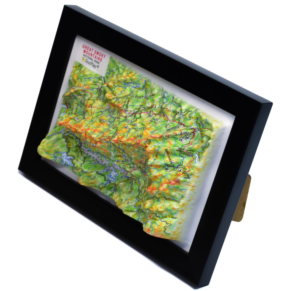 40_Great Smoky Mountains National Park 3D Map_07 Great Smoky Mountains National Park 3D Map by TestPlay - Souvenir, Keepsake, Decor