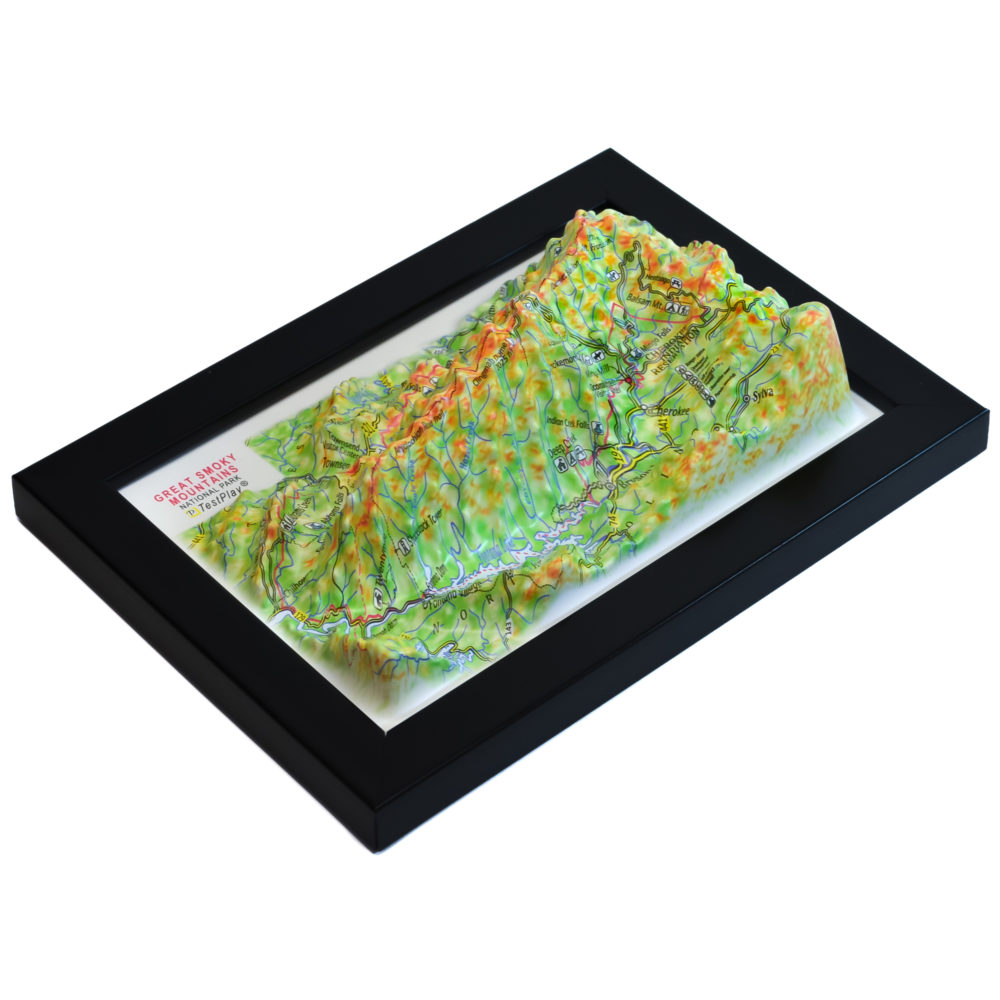 40_Great Smoky Mountains National Park 3D Map_11 Great Smoky Mountains National Park 3D Map by TestPlay - Souvenir, Keepsake, Decor
