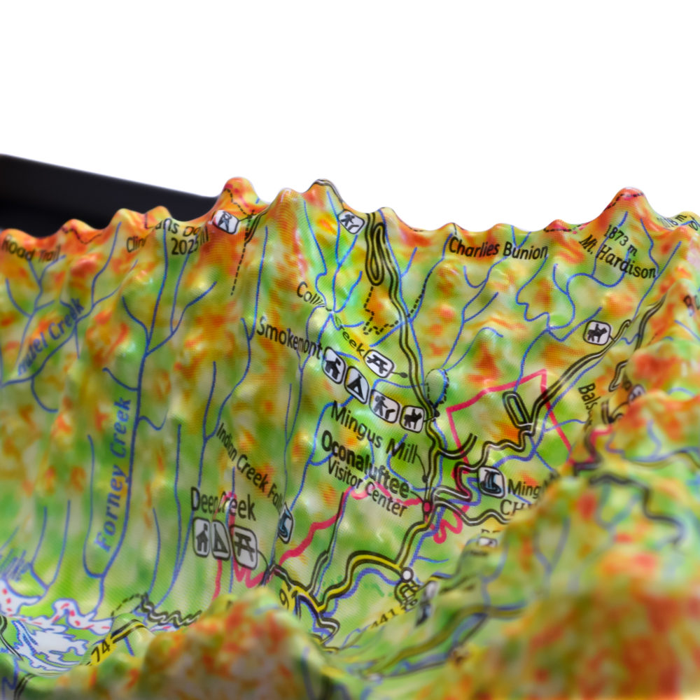 40_Great Smoky Mountains National Park 3D Map_12 Great Smoky Mountains National Park 3D Map by TestPlay - Souvenir, Keepsake, Decor