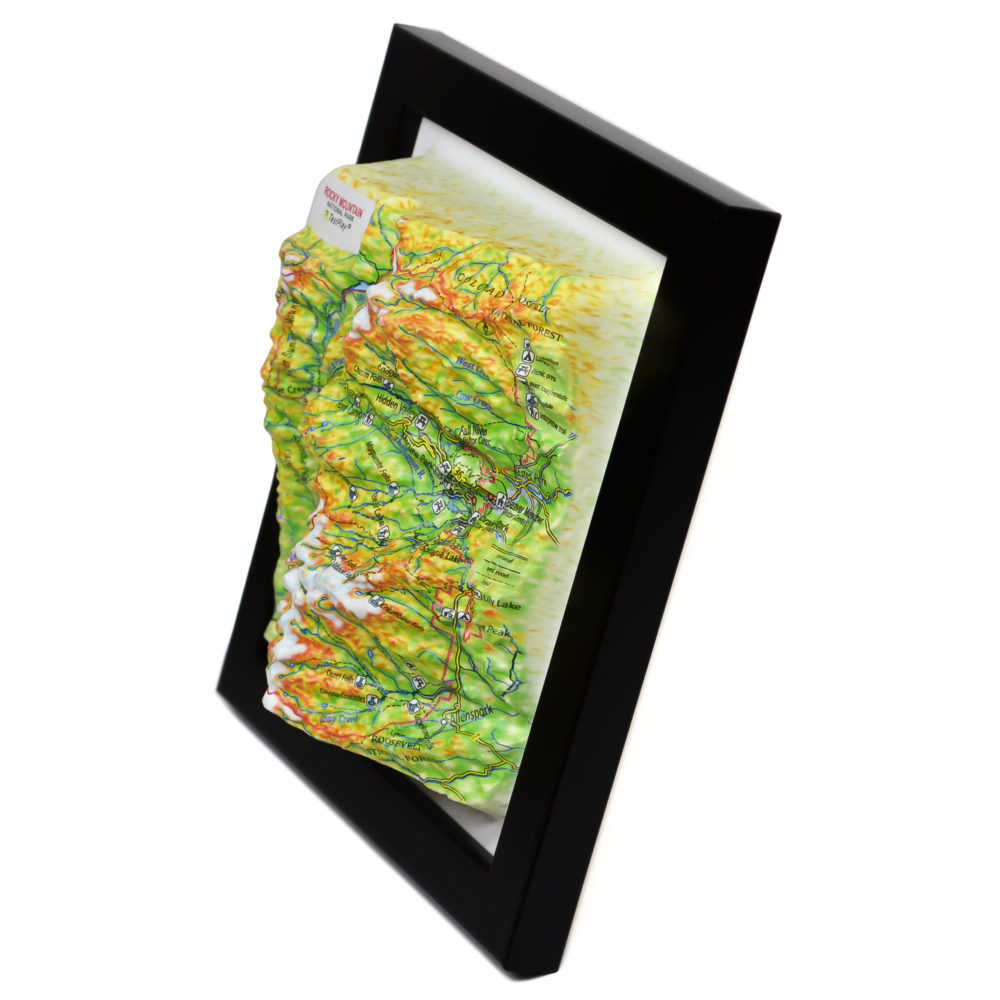 Rocky Mountain National Park 3D Map by TestPlay - Souvenir, Keepsake, Decor