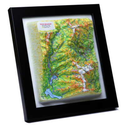 Rocky Mountain National Park 3D Map by TestPlay - Souvenir, Keepsake, Decor