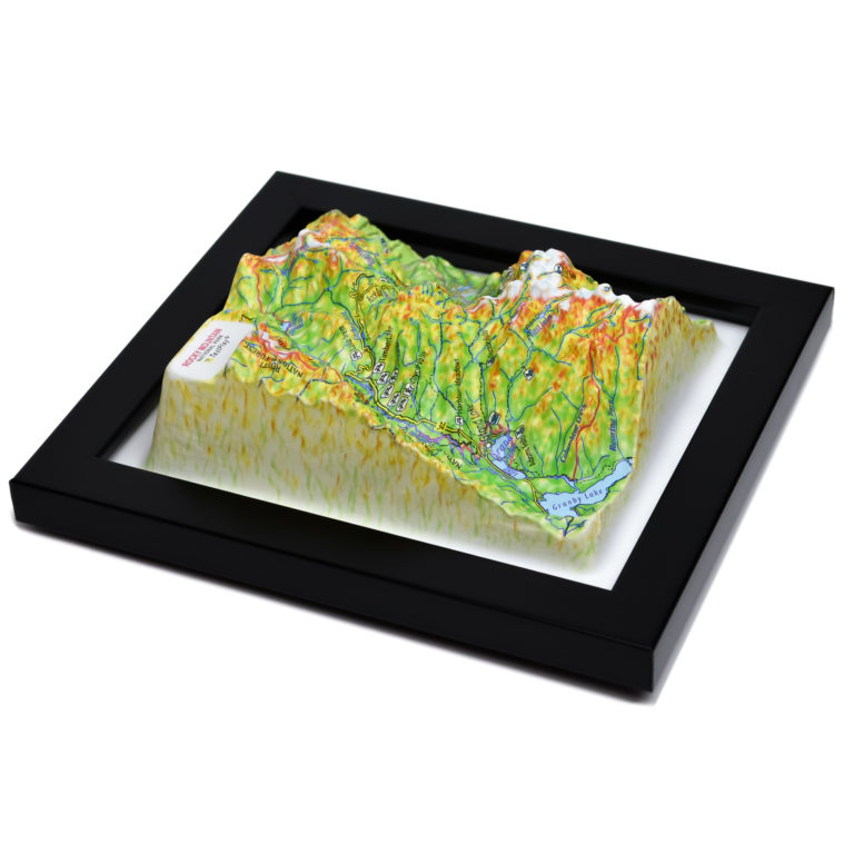 Rocky Mountain National Park 3D Map by TestPlay - Souvenir, Keepsake, Decor