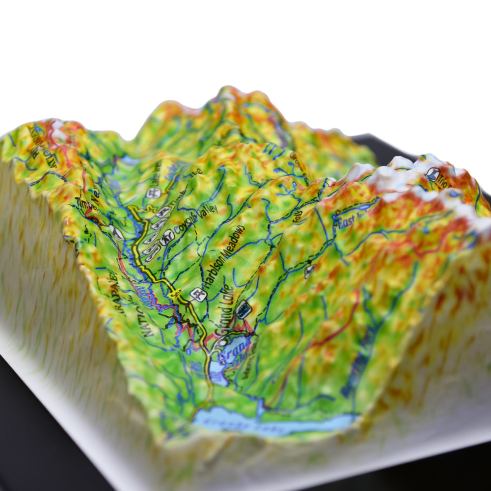 Rocky Mountain National Park 3D Map by TestPlay - Souvenir, Keepsake, Decor