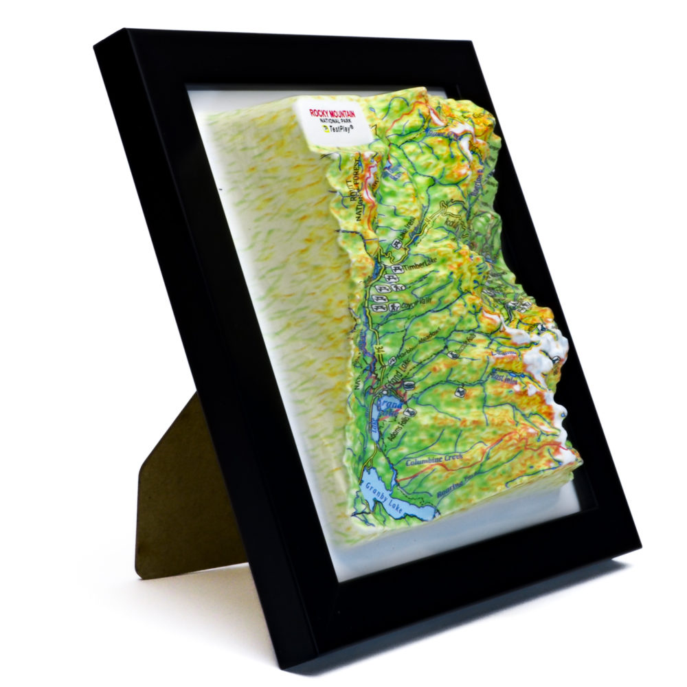 Rocky Mountain National Park 3D Map by TestPlay - Souvenir, Keepsake, Decor