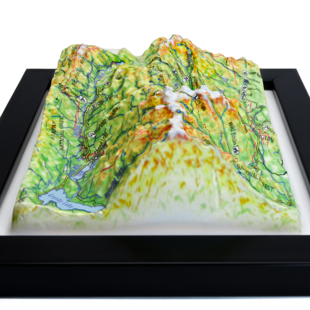 Rocky Mountain National Park 3D Map by TestPlay - Souvenir, Keepsake, Decor