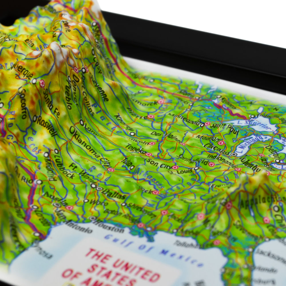 44_United States 3D Map_12 United States 3D Map by TestPlay - Souvenir, Keepsake, Decor