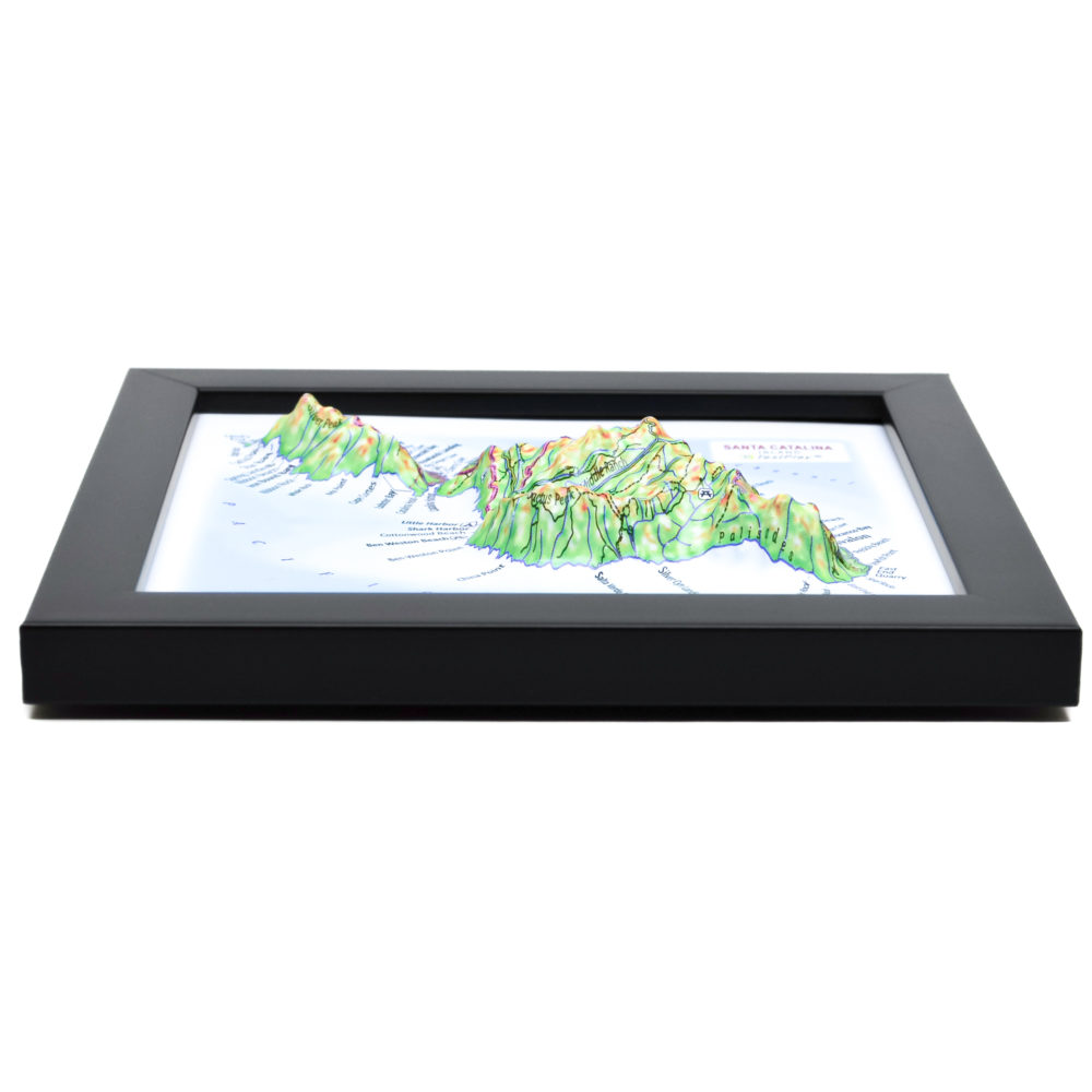 Santa Catalina Island 3D Map by TestPlay - Souvenir, Keepsake, Decor