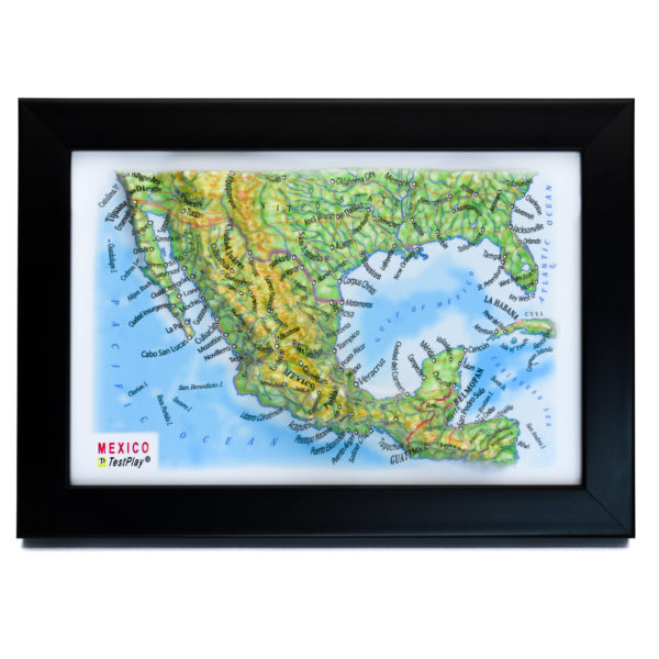 46_Mexico 3D Map_01 Mexico 3D Map by TestPlay - Souvenir, Keepsake, Decor