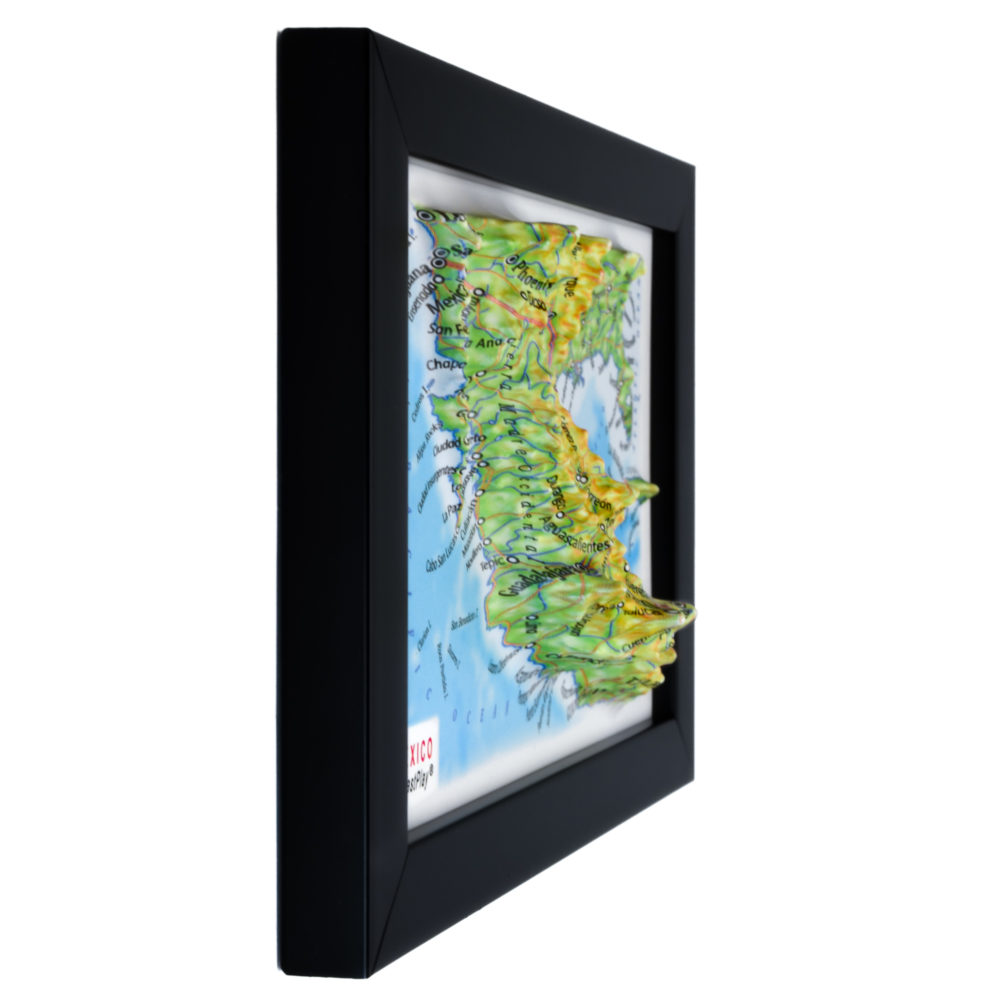 Mexico 3D Map by TestPlay - Souvenir, Keepsake, Decor
