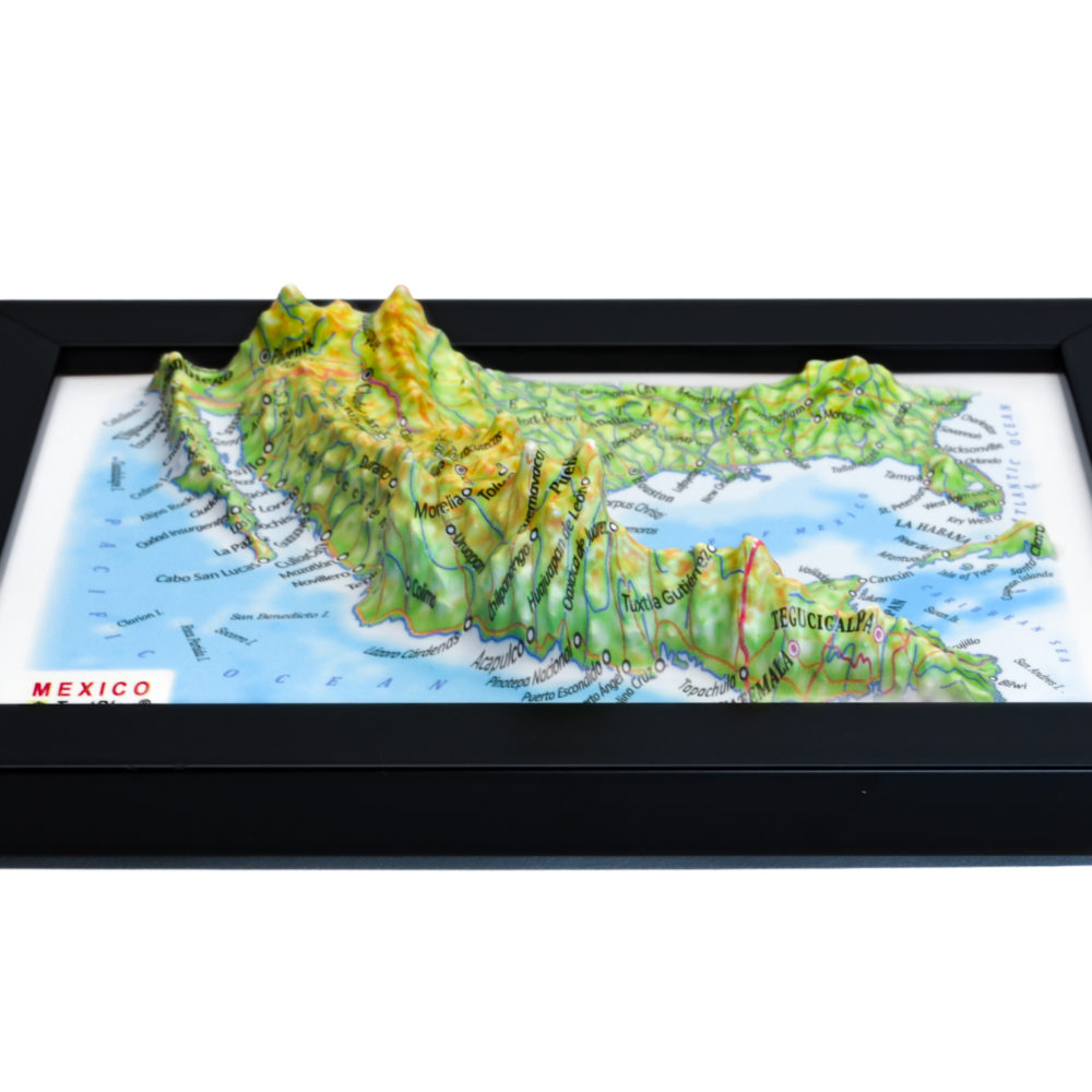 Mexico 3D Map by TestPlay - Souvenir, Keepsake, Decor