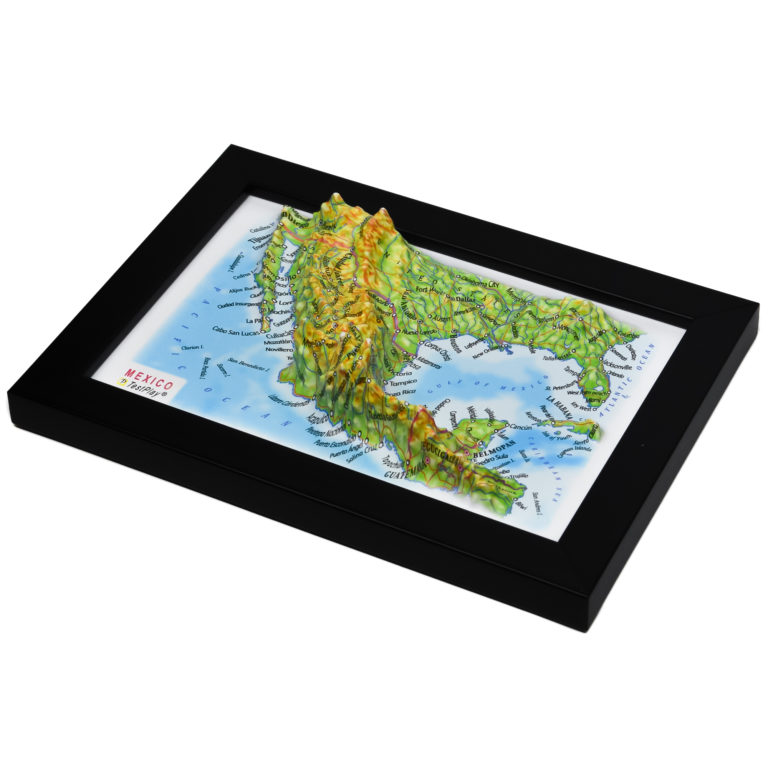 Mexico 3D Map by TestPlay - Souvenir, Keepsake, Decor