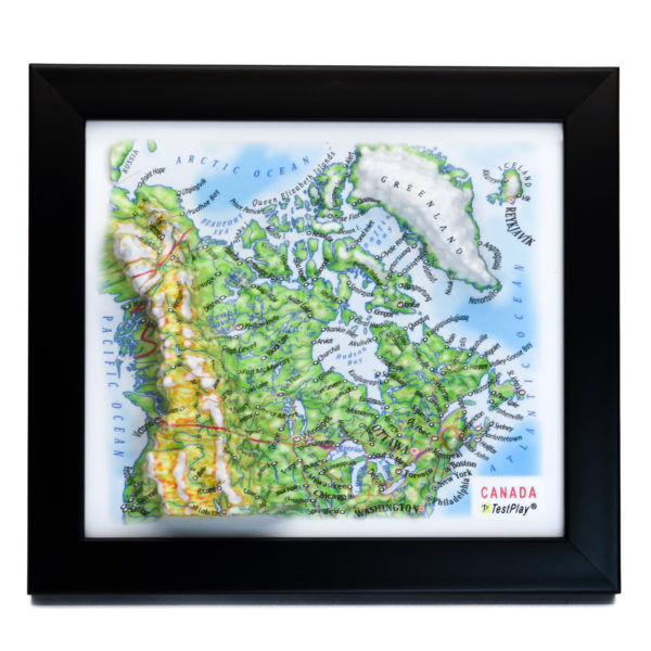 47_Canada 3D Map_01 Canada 3D Map by TestPlay - Souvenir, Keepsake, Decor
