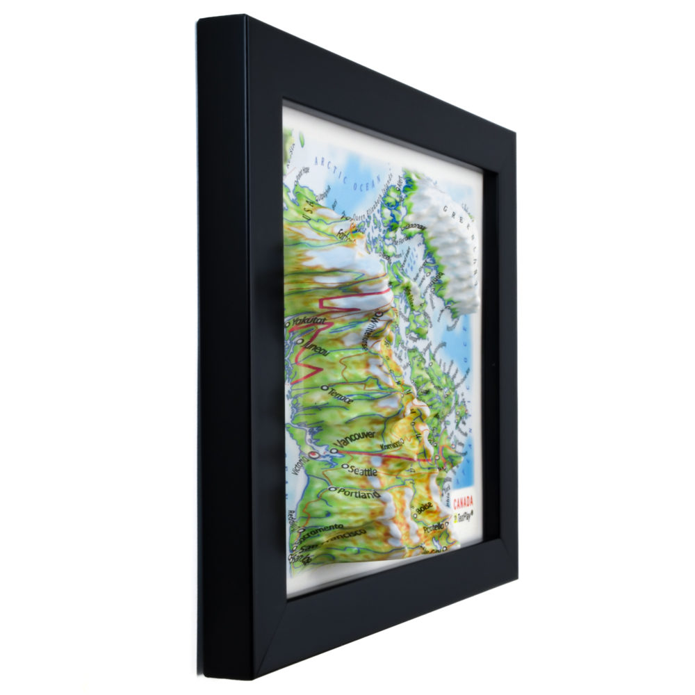 Canada 3D Map by TestPlay - Souvenir, Keepsake, Decor