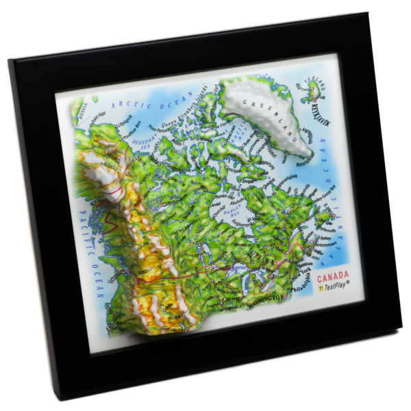 47_Canada 3D Map_05 Canada 3D Map by TestPlay - Souvenir, Keepsake, Decor
