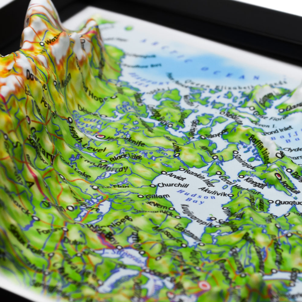 Canada 3D Map by TestPlay - Souvenir, Keepsake, Decor