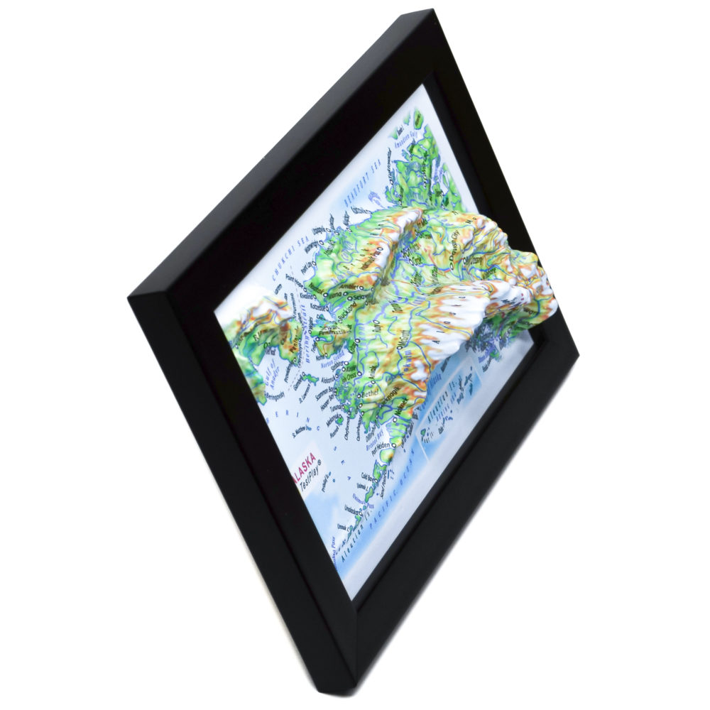 Alaska 3D Map by TestPlay - Souvenir, Keepsake, Decor