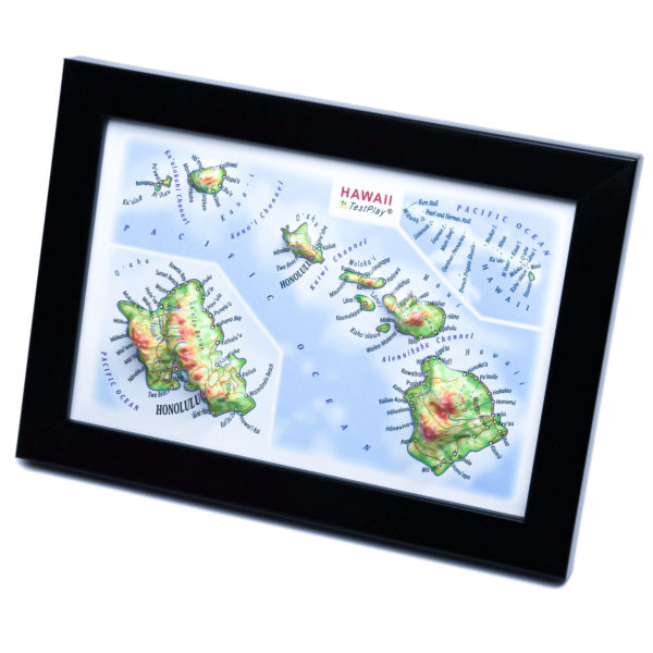 49_Hawaii 3D Map_05 Hawaii 3D Map by TestPlay - Souvenir, Keepsake, Decor