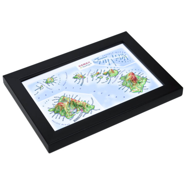 49_Hawaii 3D Map_08 Hawaii 3D Map by TestPlay - Souvenir, Keepsake, Decor