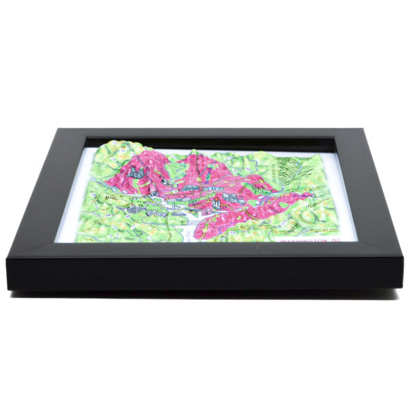 50_Washington, DC 3D Map_09 Washington, DC 3D Map by TestPlay - Souvenir, Keepsake, Decor