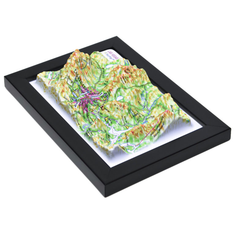 Las Vegas 3D Map by TestPlay - Souvenir, Keepsake, Decor