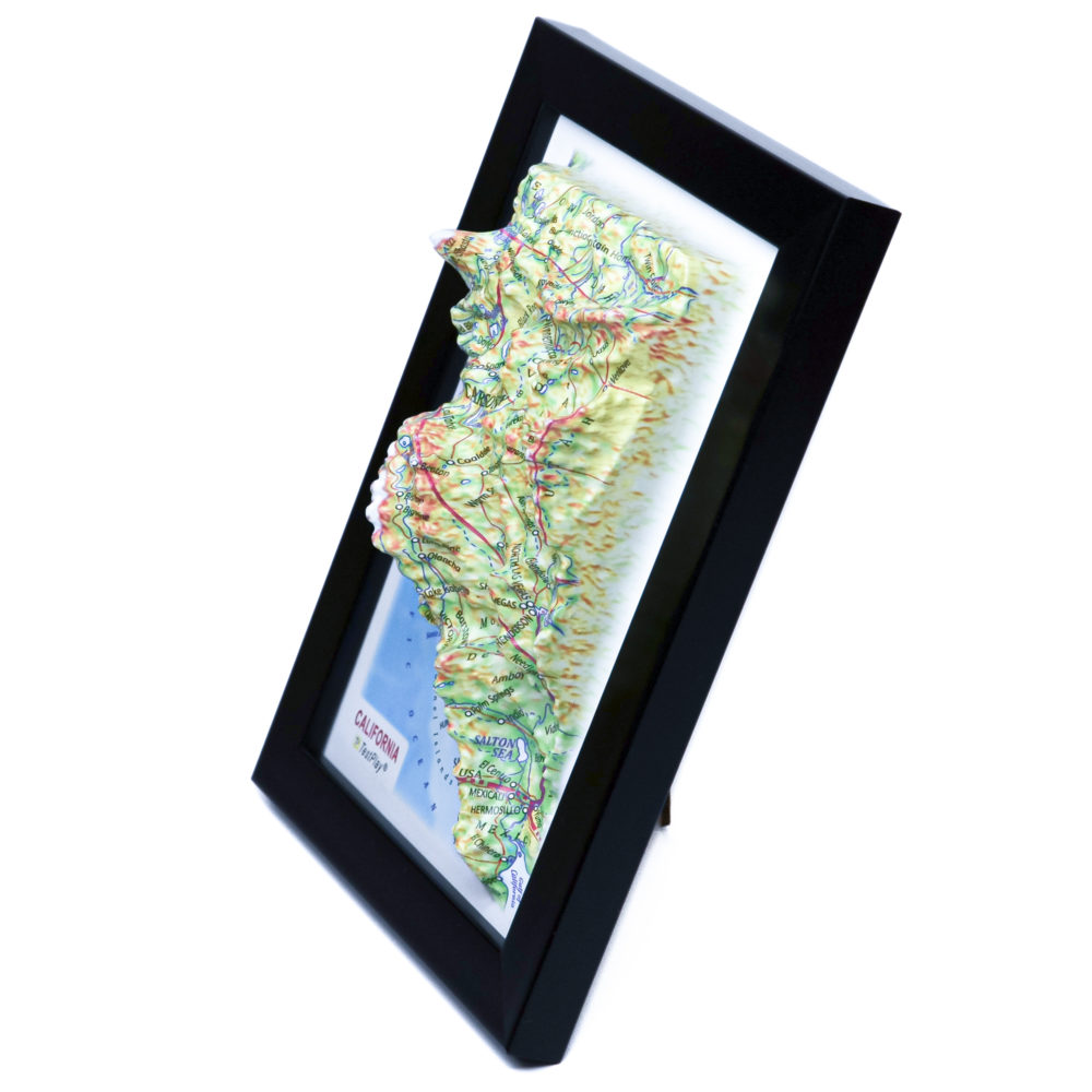 California 3D Map by TestPlay - Souvenir, Keepsake, Decor