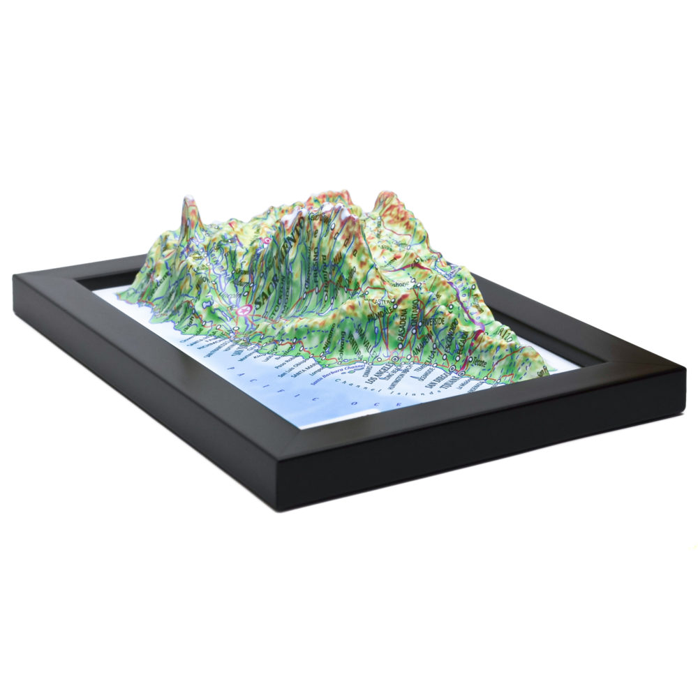California 3D Map by TestPlay - Souvenir, Keepsake, Decor