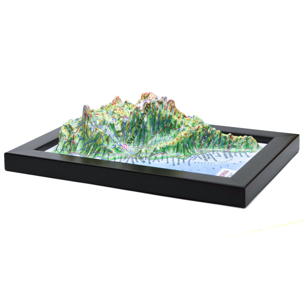 California 3D Map by TestPlay - Souvenir, Keepsake, Decor
