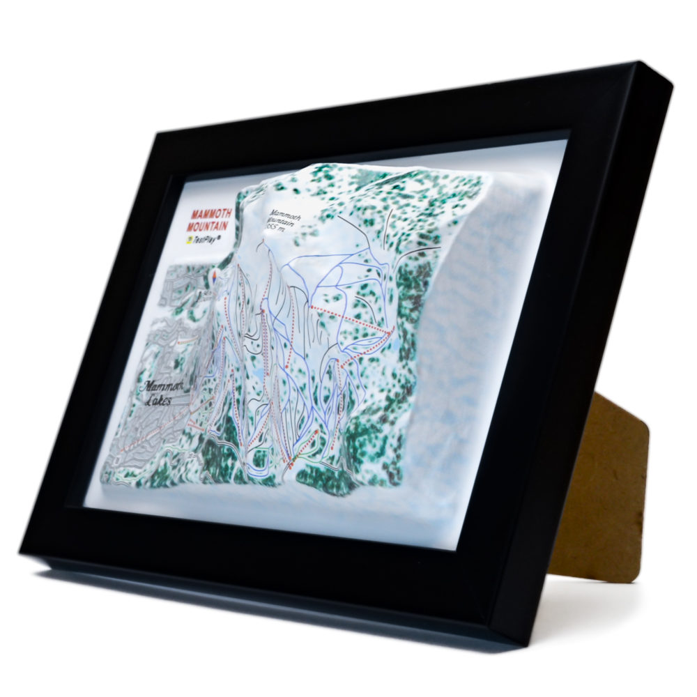 Mammoth Mountain 3D Ski Map by TestPlay - Souvenir, Keepsake, Decor