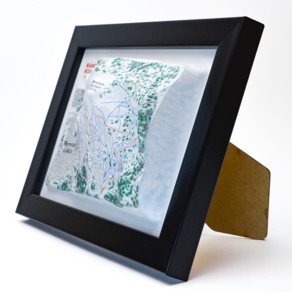 Mammoth Mountain 3D Ski Map by TestPlay - Souvenir, Keepsake, Decor
