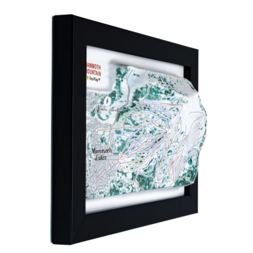 Mammoth Mountain 3D Ski Map by TestPlay - Souvenir, Keepsake, Decor