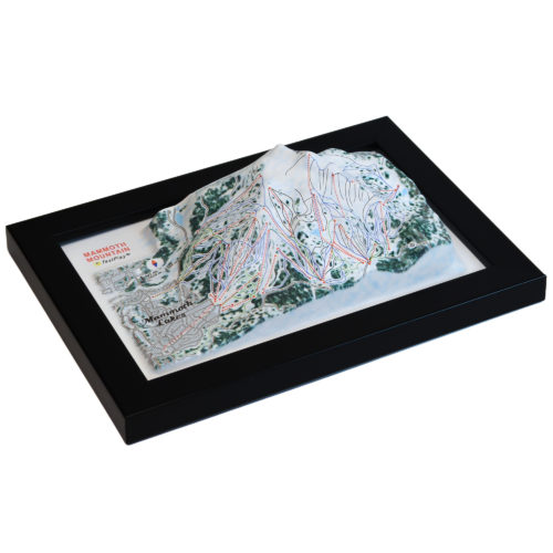 Mammoth Mountain 3D Ski Map by TestPlay - Souvenir, Keepsake, Decor