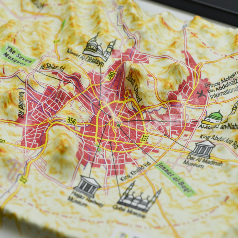 43_Medina 3D Maps12 Medina Saudi Arabia 3D Map by TestPlay — Raised Relief City Map